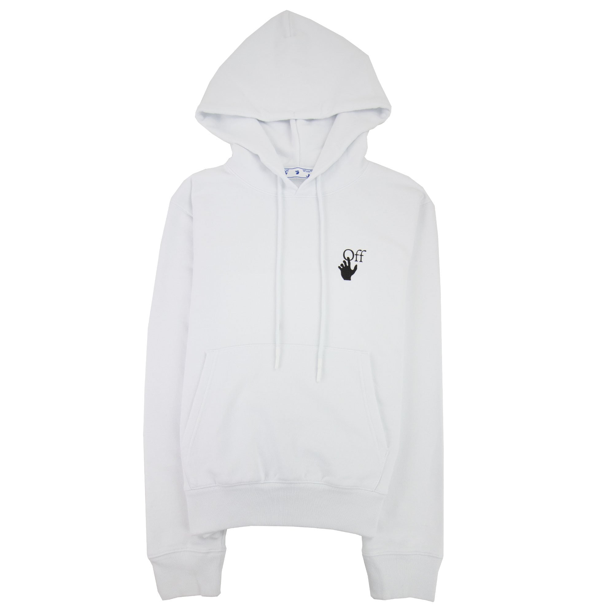 Off White Degrade Arrow Slim Hoodie White Multi