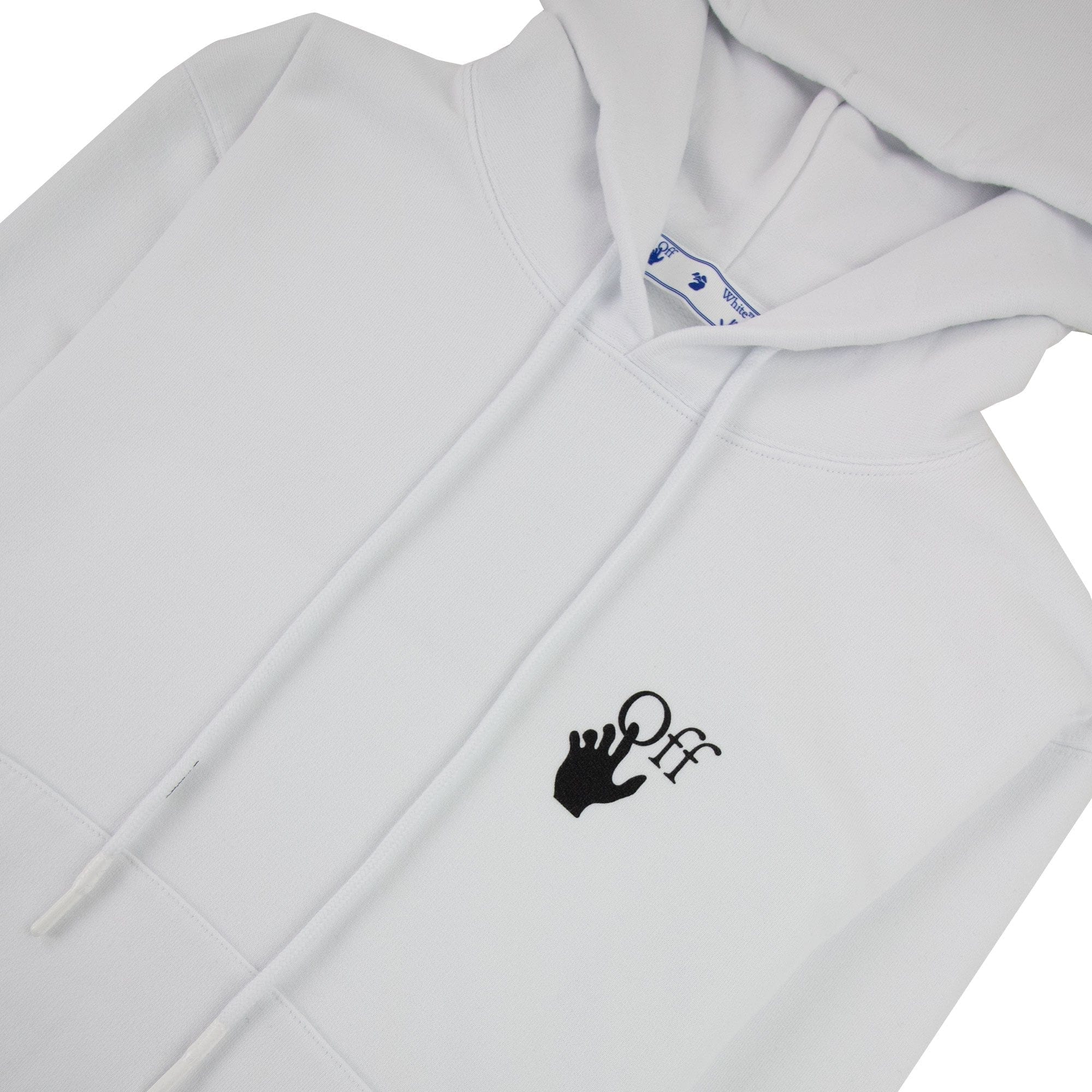 Off White Degrade Arrow Slim Hoodie White Multi