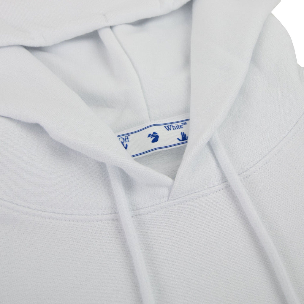 Off White Degrade Arrow Slim Hoodie White Multi
