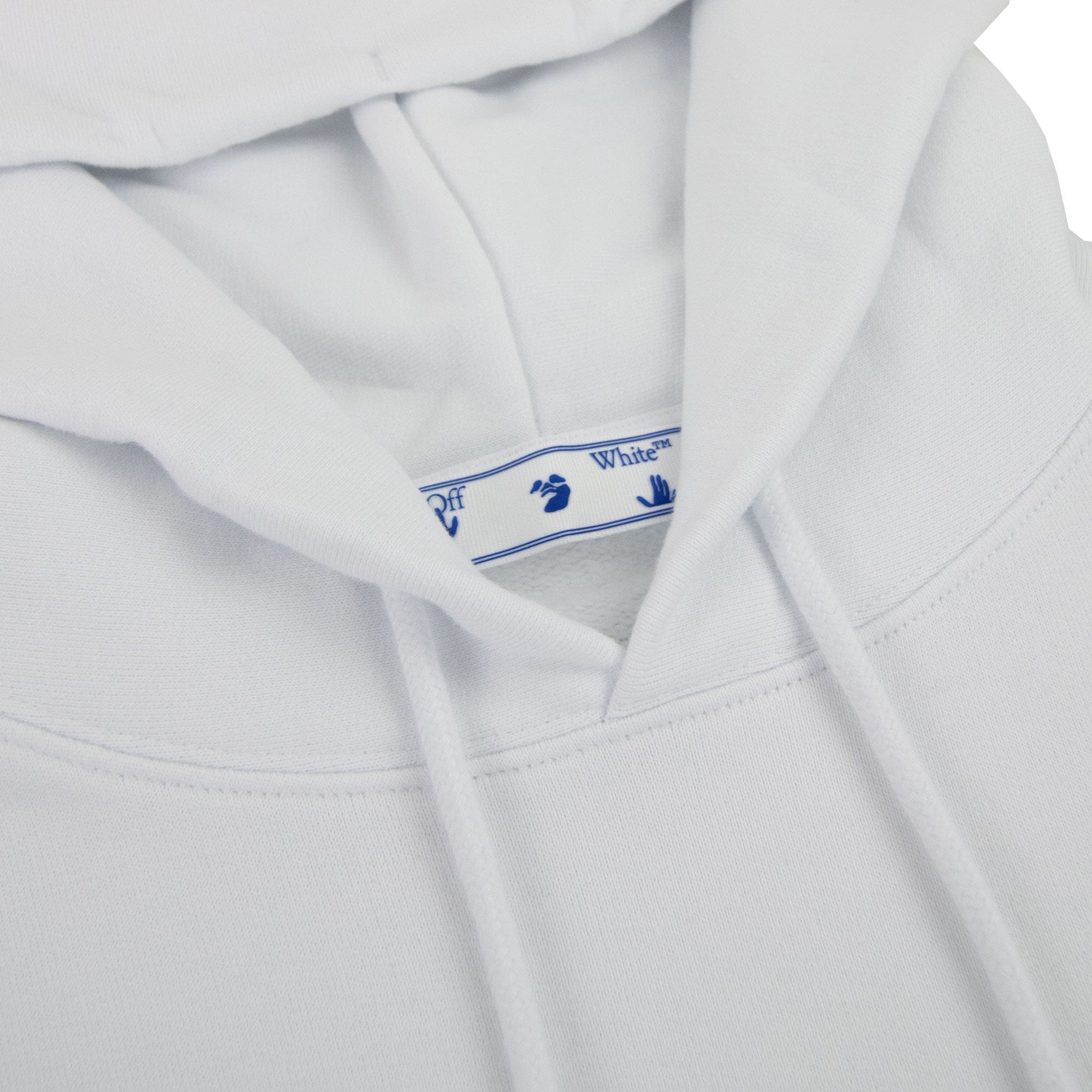 Off White Degrade Arrow Slim Hoodie White Multi