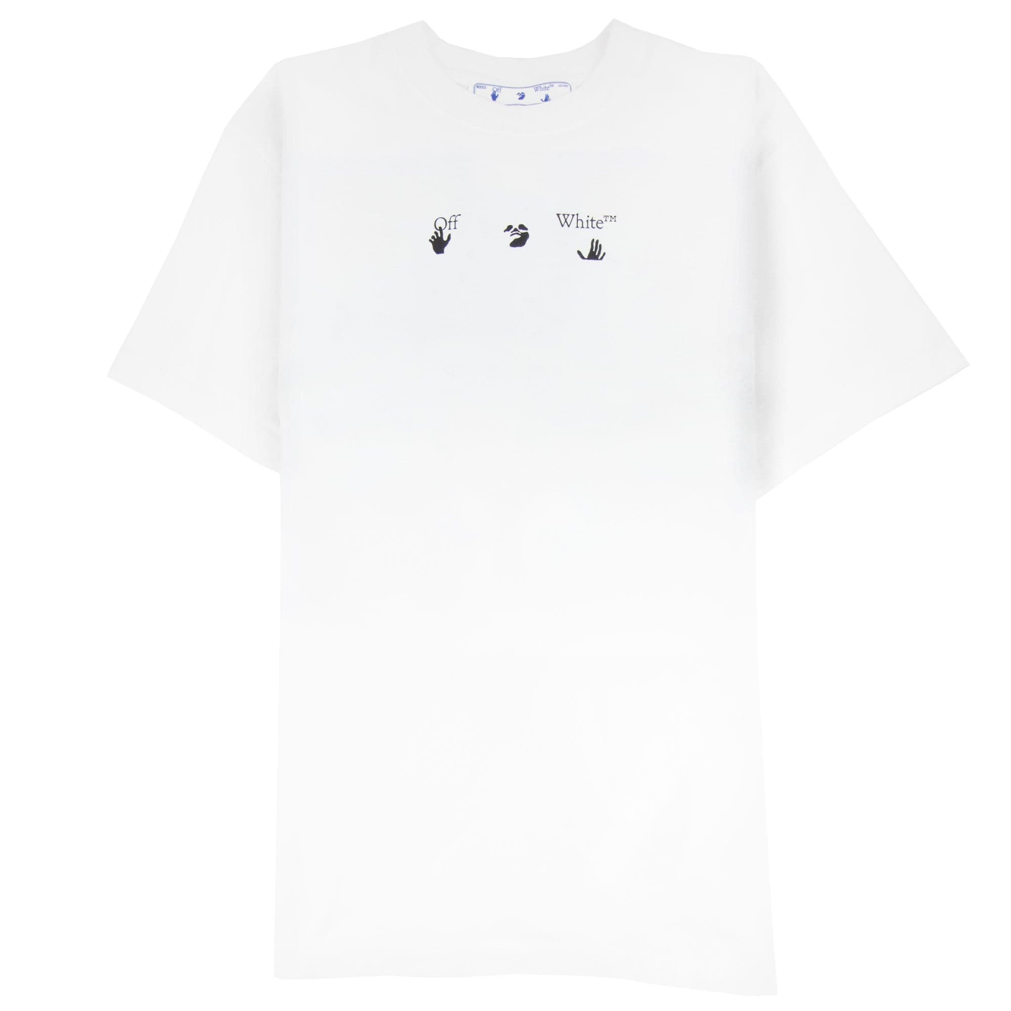 Off White Arrow Tree S/s Over T Shirt White Multi