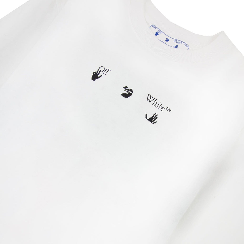 Off White Arrow Tree S/s Over T Shirt White Multi