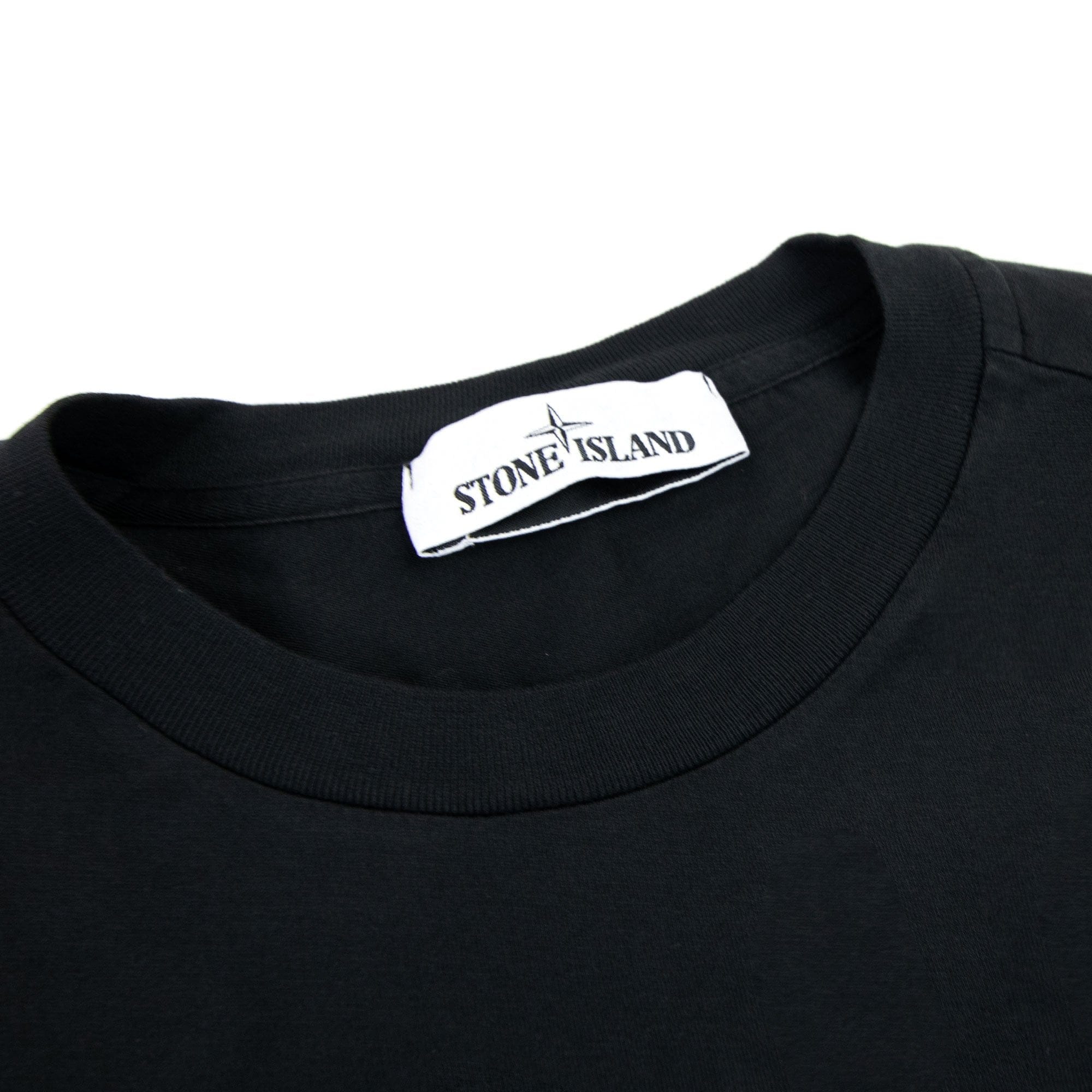 Stone Island Ls T/s Patch Black V0029