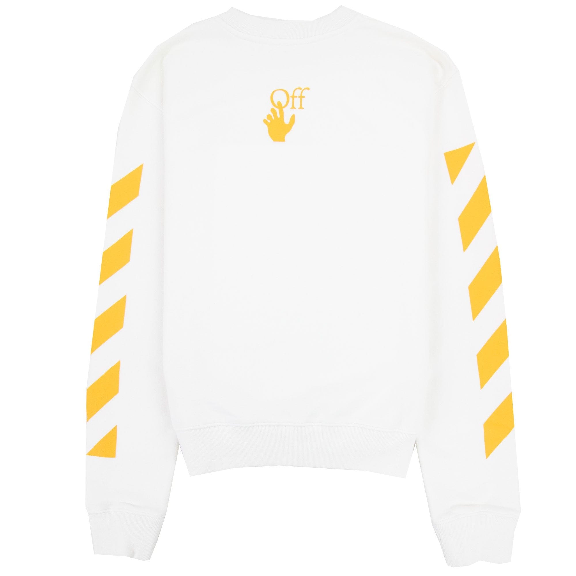 Off White Carav Painting Slim Crewneck Sweatshirt White Multi