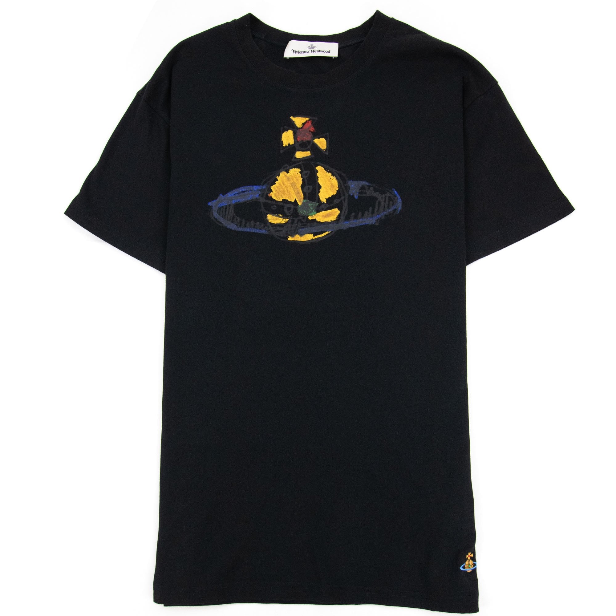 Vivienne Westwood Kid Orb Classic T Shirt Black