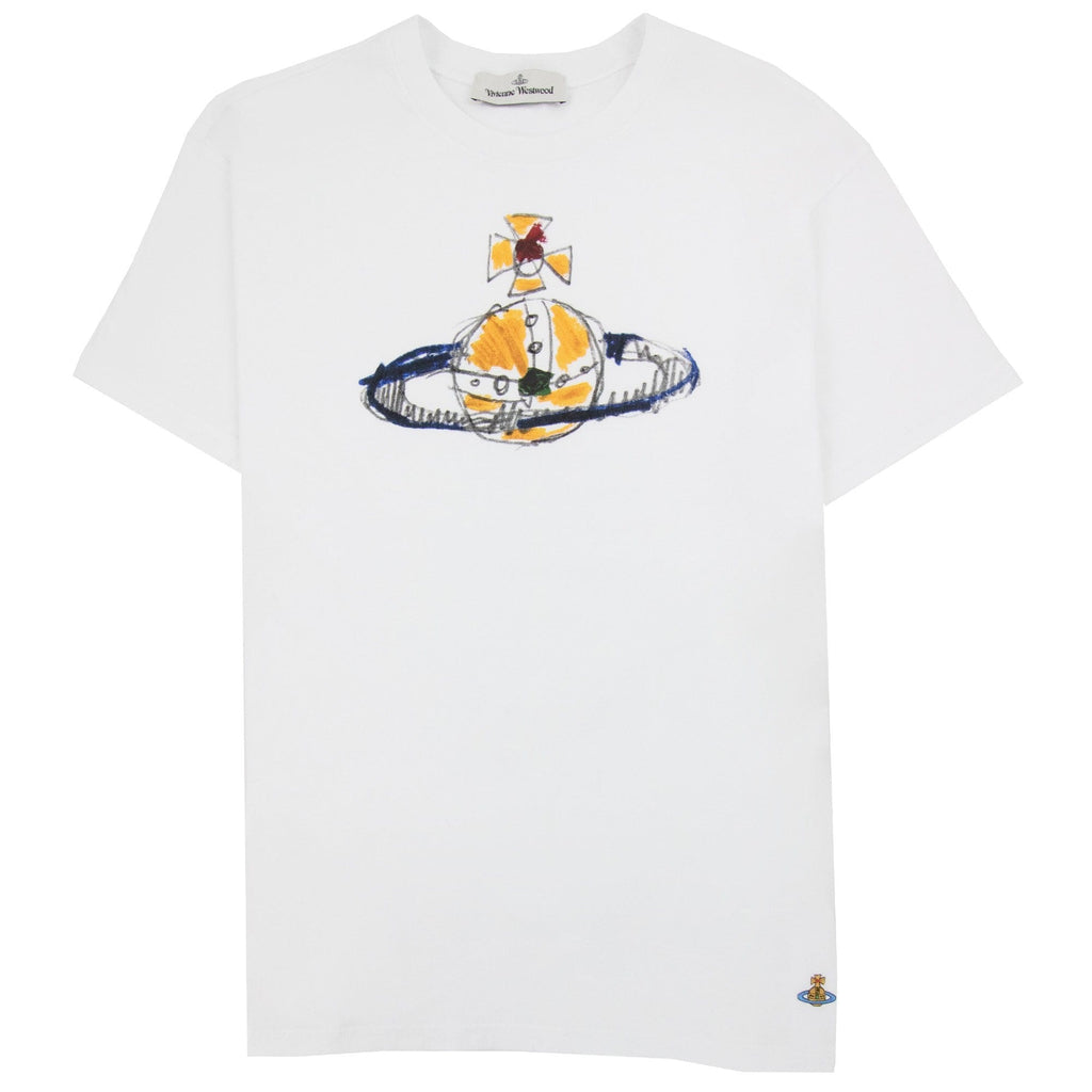 Vivienne Westwood Kid Orb Classic T Shirt White