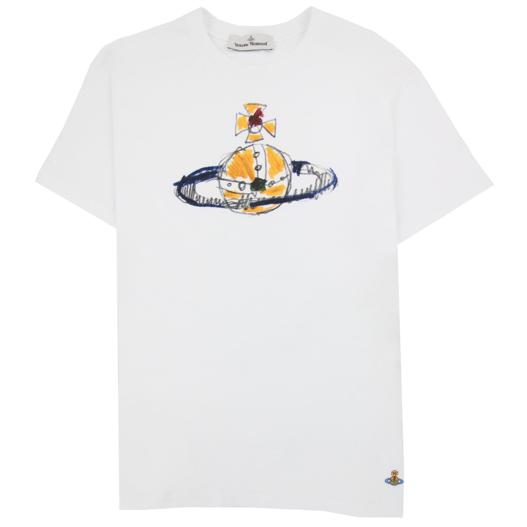 Vivienne Westwood Kid Orb Classic T Shirt White