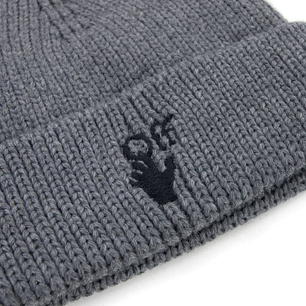 Off White Hand Off Wool Rib Beanie Grey/black