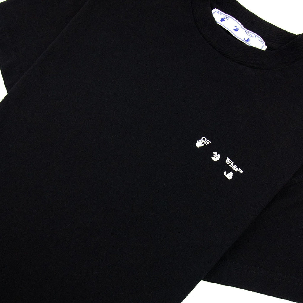 Off White Women Ow Logo Regular T Shirt Black/white