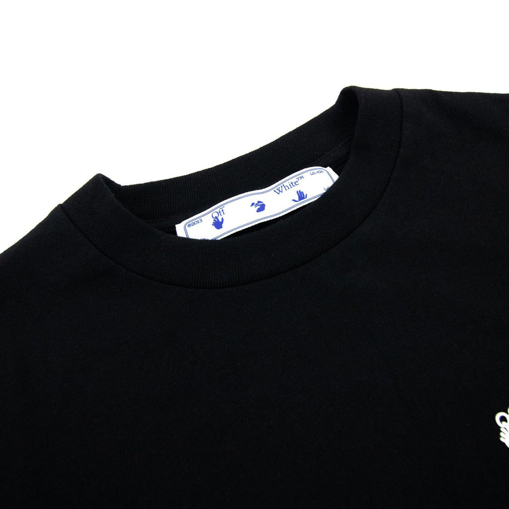Off White Women Ow Logo Regular T Shirt Black/white