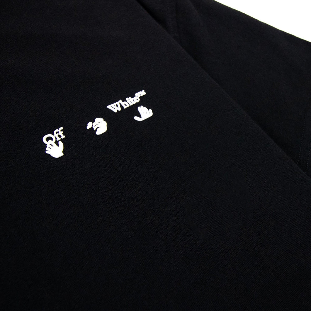 Off White Women Ow Logo Regular T Shirt Black/white