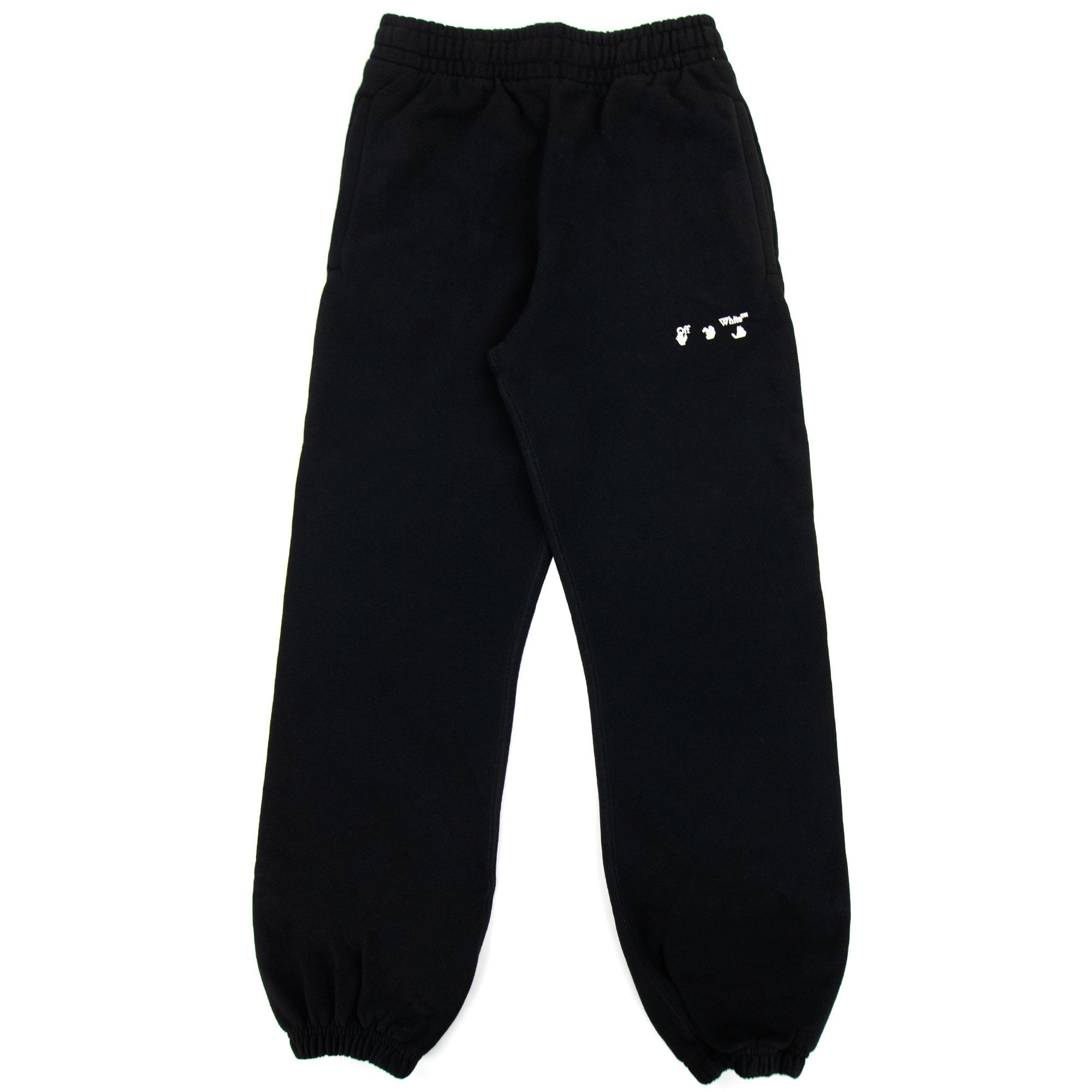Off White Ow Logo Slim Sweatpant Black/white
