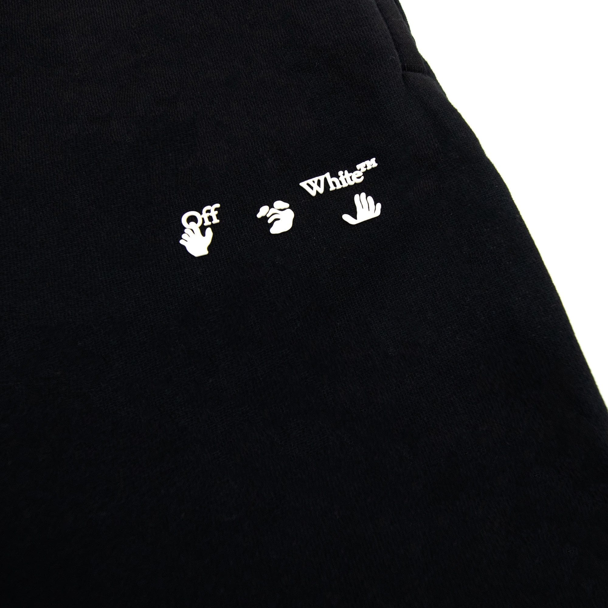 Off White Ow Logo Slim Sweatpant Black/white