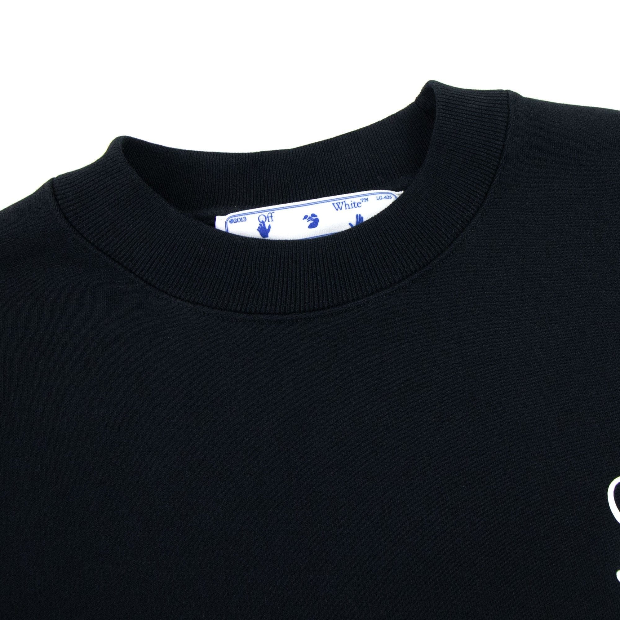 Off White Cut Here Arrow Skate Sweatshirt Black/white