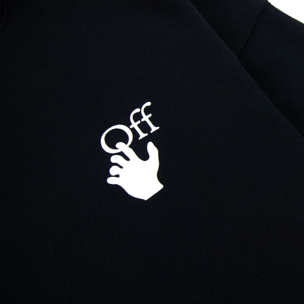 Off White Cut Here Arrow Skate Sweatshirt Black/white