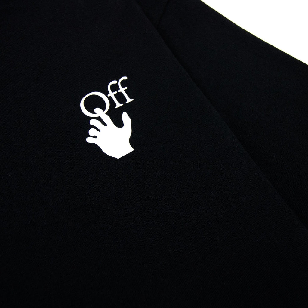 Off White Hand Logo S/s Skate T Shirt Black/white
