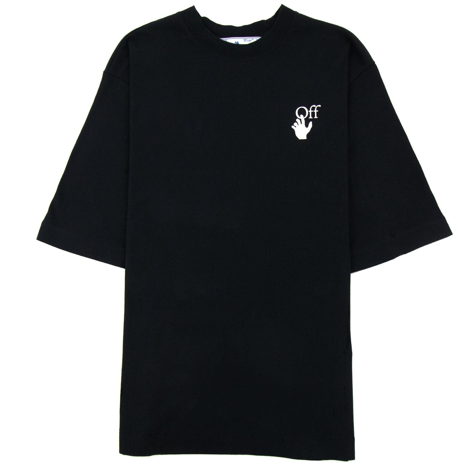 Off White Hand Logo S/s Skate T Shirt Black/white