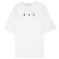 Off White Paint Splat Arrow S/s Skat T Shirt White/black