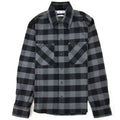 Off White Arrow Flannel Shirt Grey