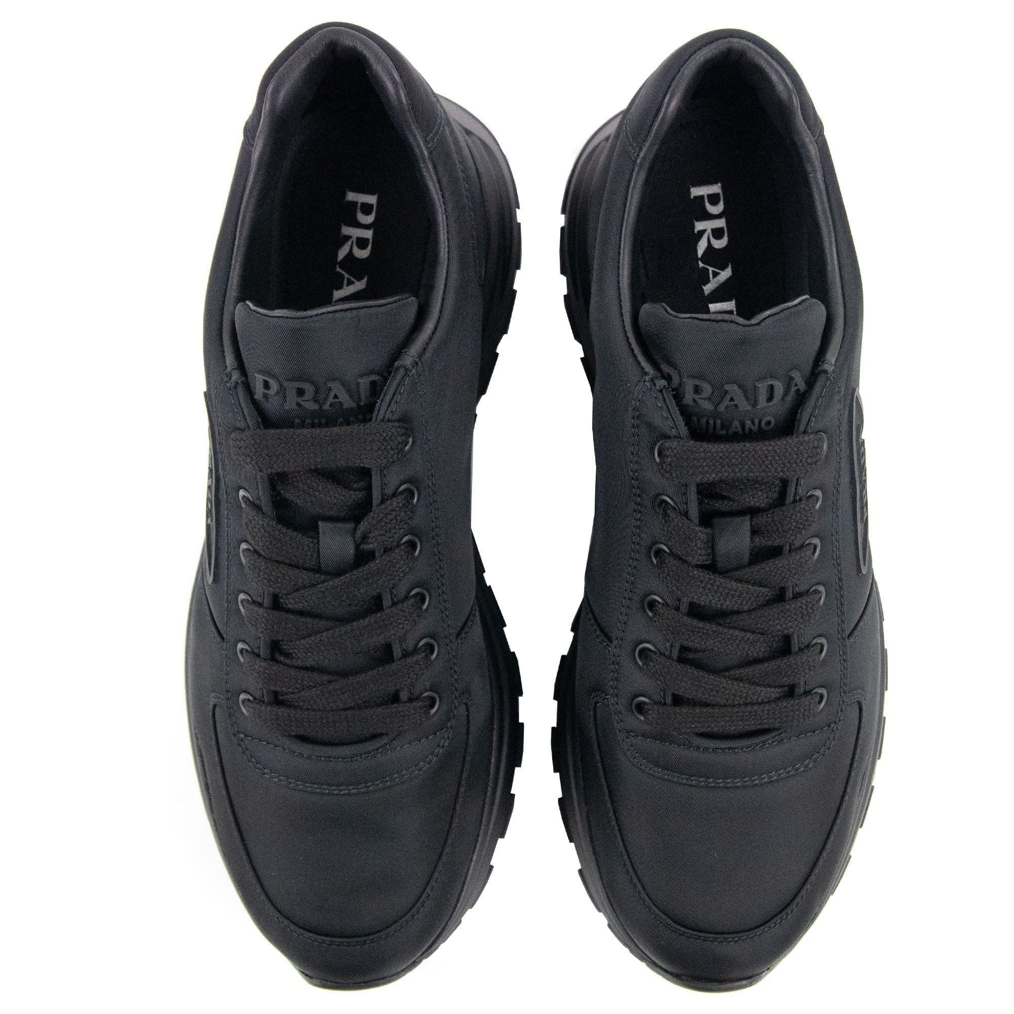 Prada Prax 01 Lace Up Sneakers Nero