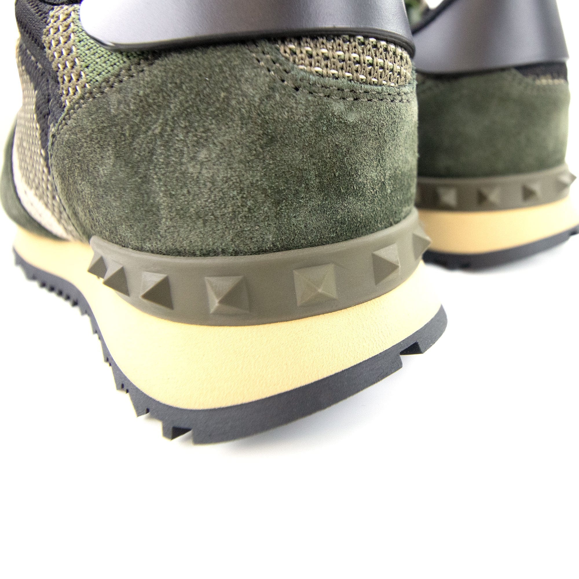 Valentino Mesh Fabric Camouflage Sneaker Camo