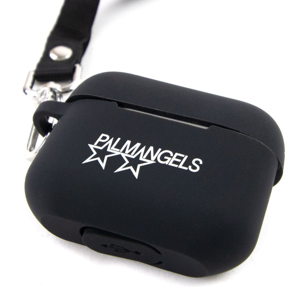 Palm Angels Racing Stars Airpods Pro Case Black/white