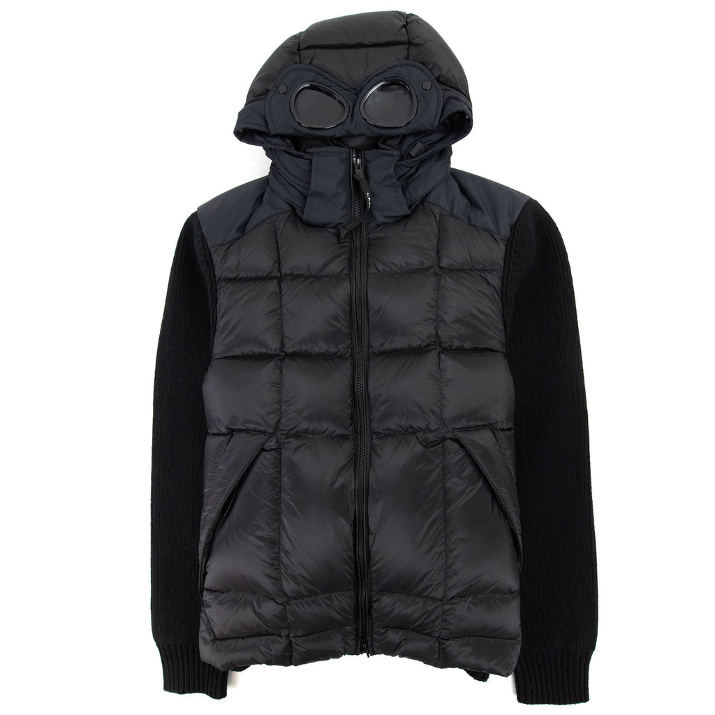 Cp Company Lambswool Nylon Jacket Black 999