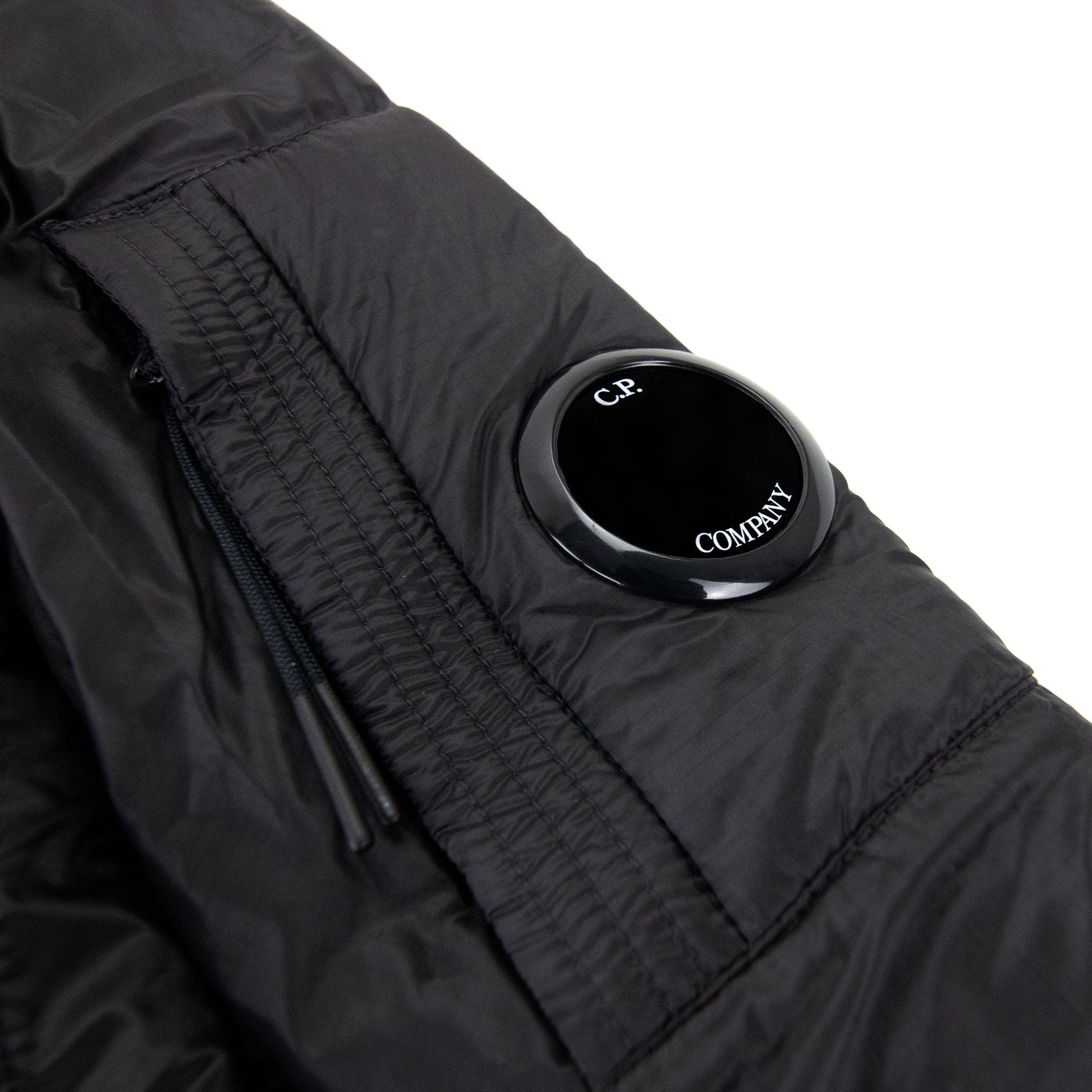 Cp Company Dd Shell Padded Shell Hooded Jacket Black 999
