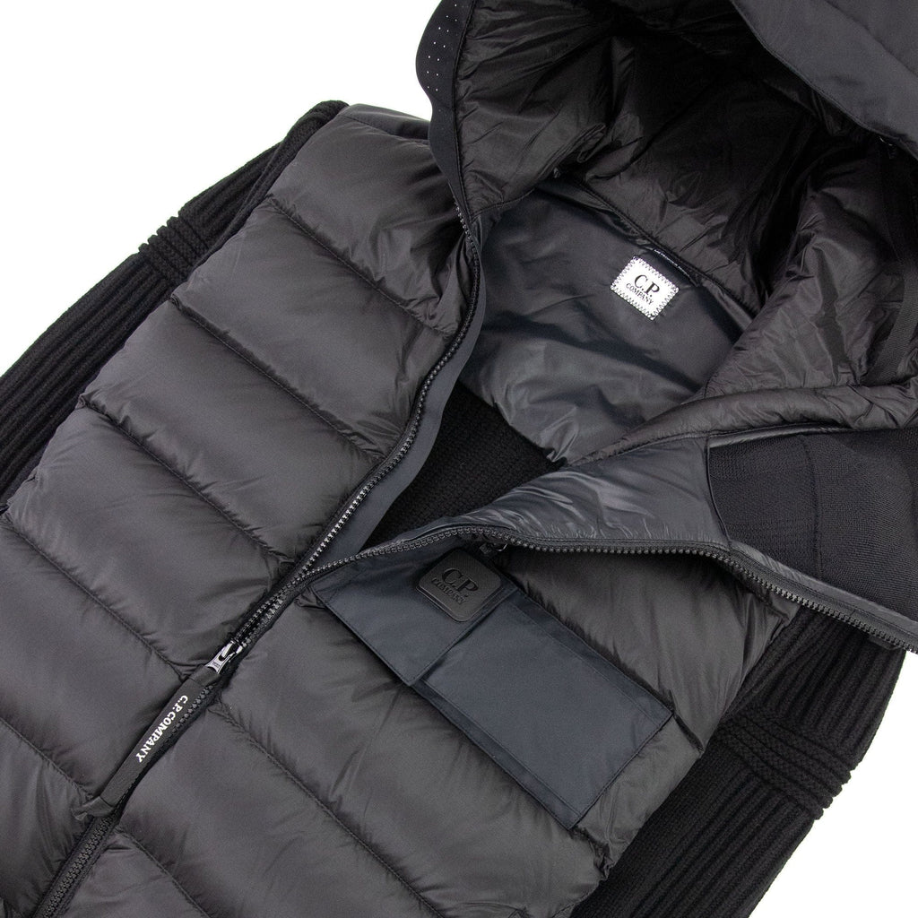 Cp Company Metropolis Series Lambswool/nyl Jacket Black 999