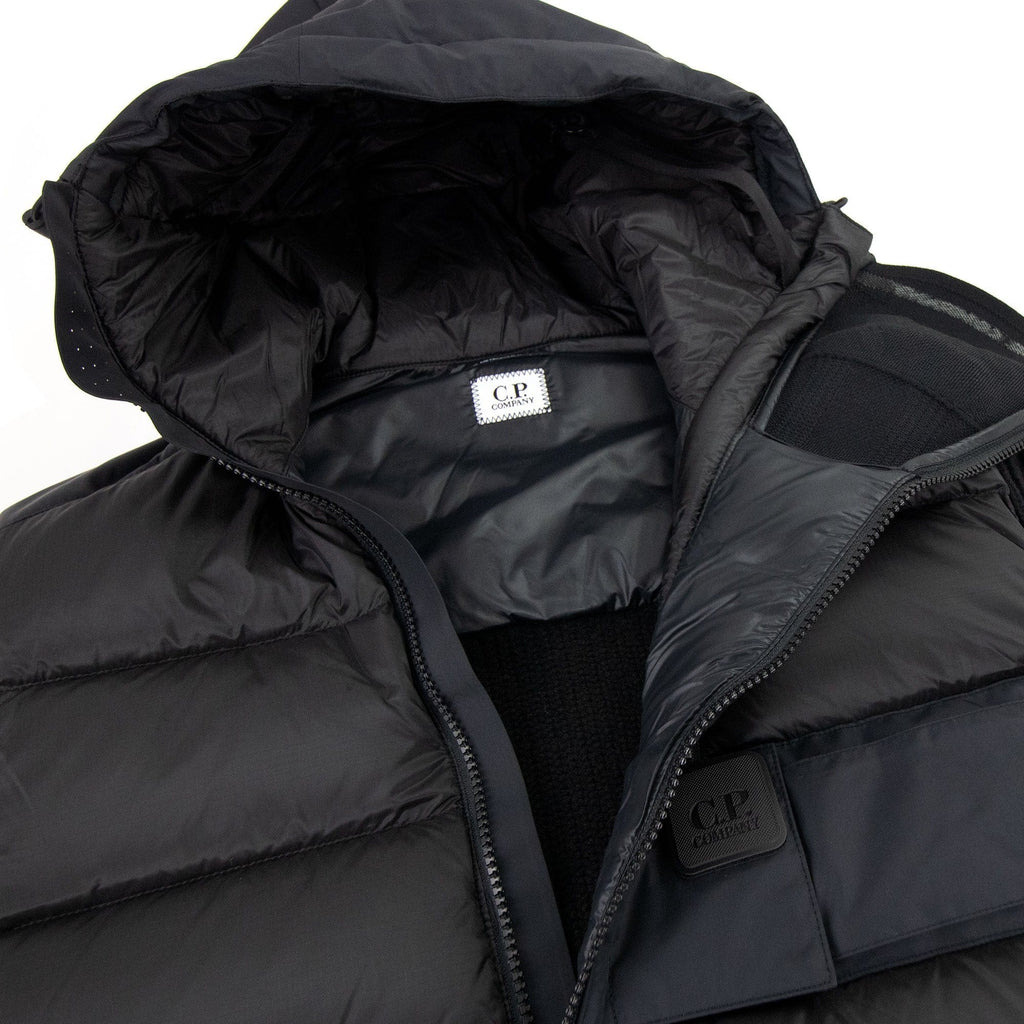 Cp Company Metropolis Series Lambswool/nyl Jacket Black 999