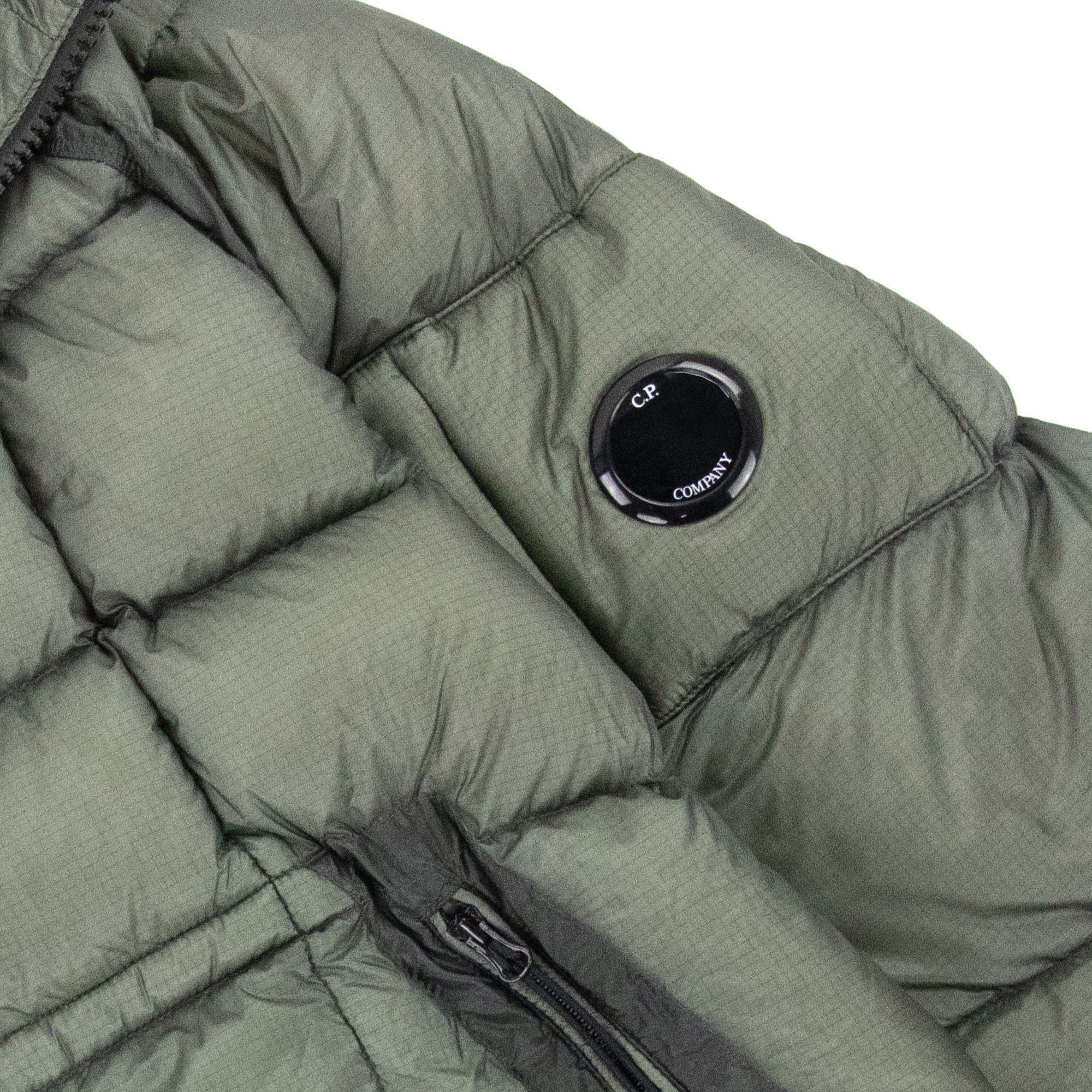 Cp Company Dd Shell Medium Down Jacket Stone Grey