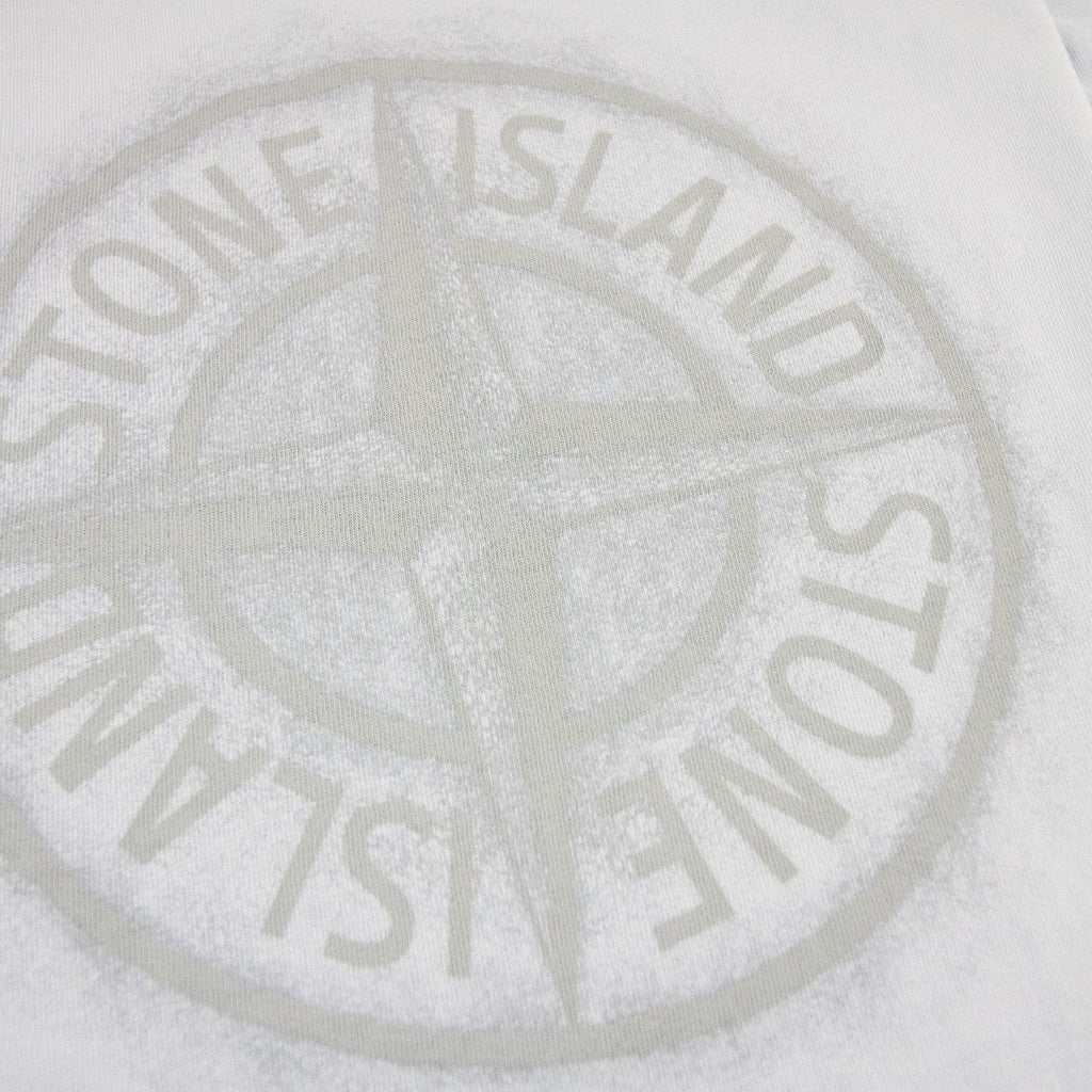 Stone Island Junior 21154 Compass L/s T Shirt Pale Blue V0040