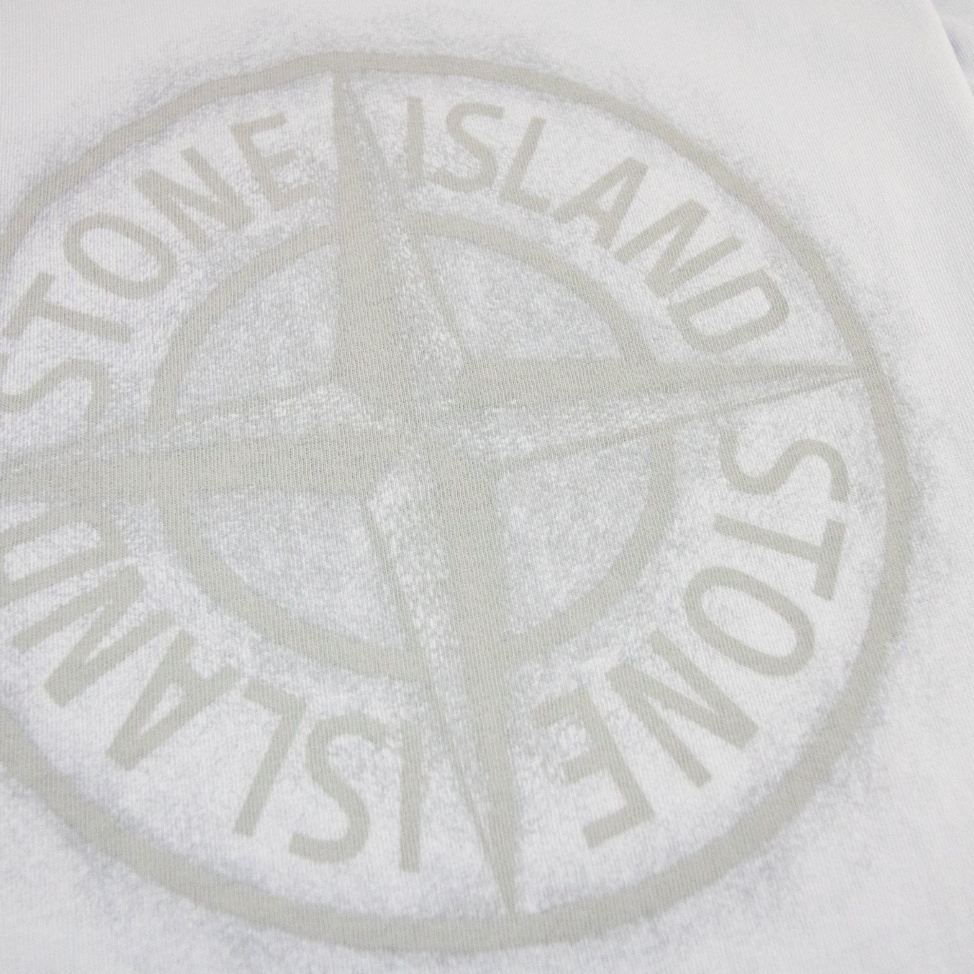 Stone Island Junior 21154 Compass L/s T Shirt Pale Blue V0040
