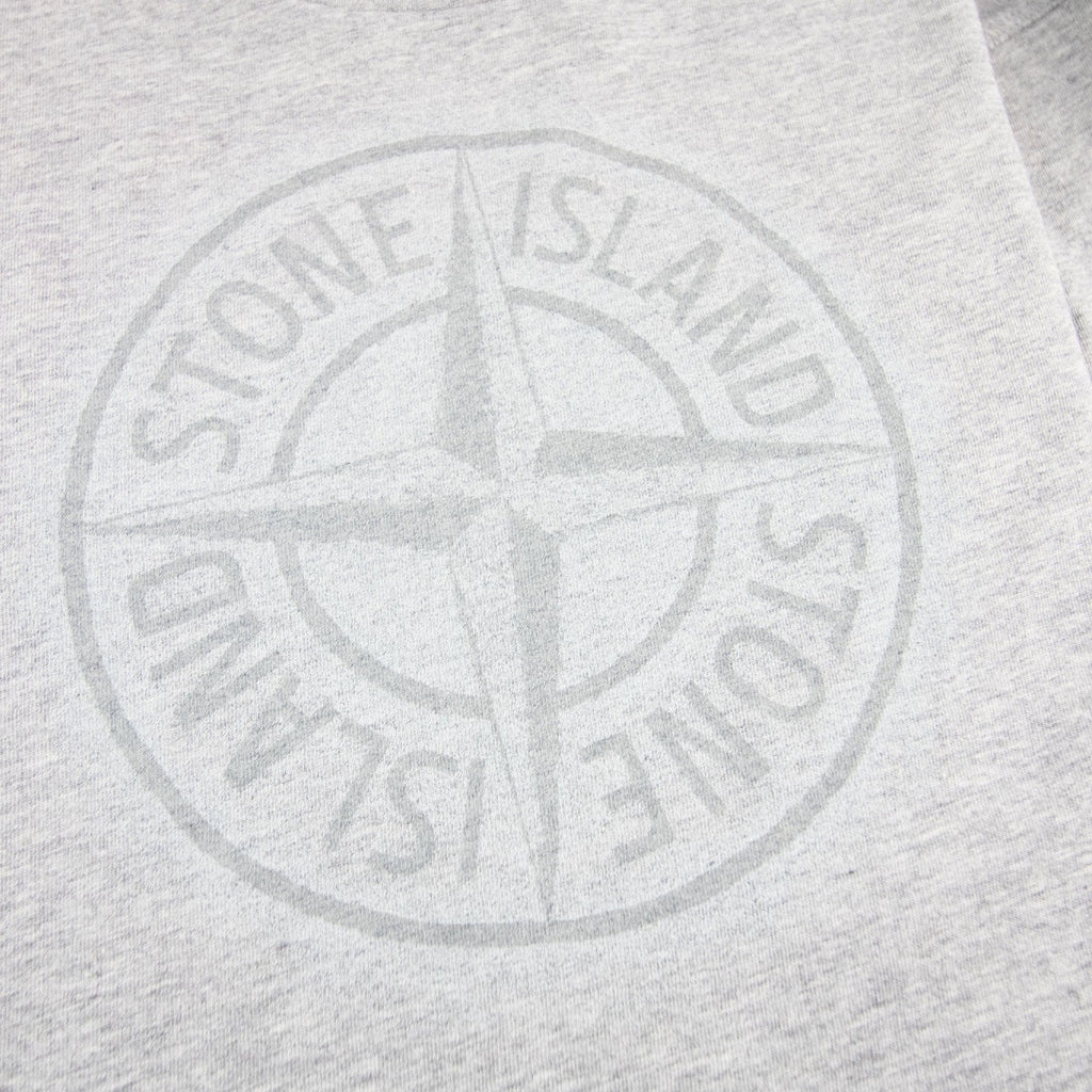 Stone Island Junior 21154 Compass L/s T Shirt Grey V1064
