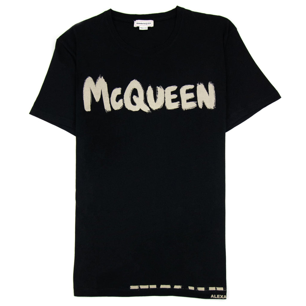Mcq By Alexander Mcqueen Graffiti T-shirt Black