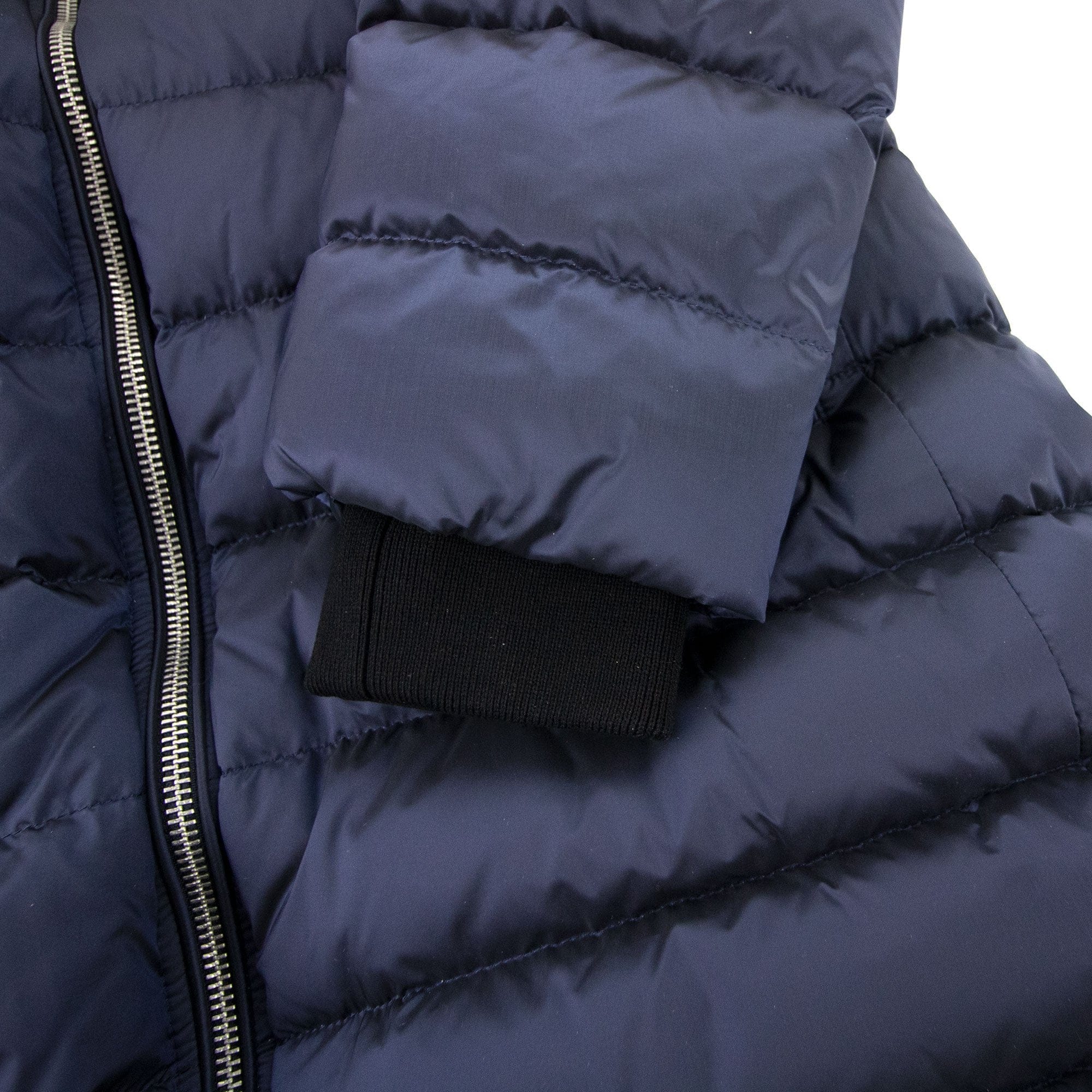 Burberry Limehouse Puffa Long Coat Navy Blue