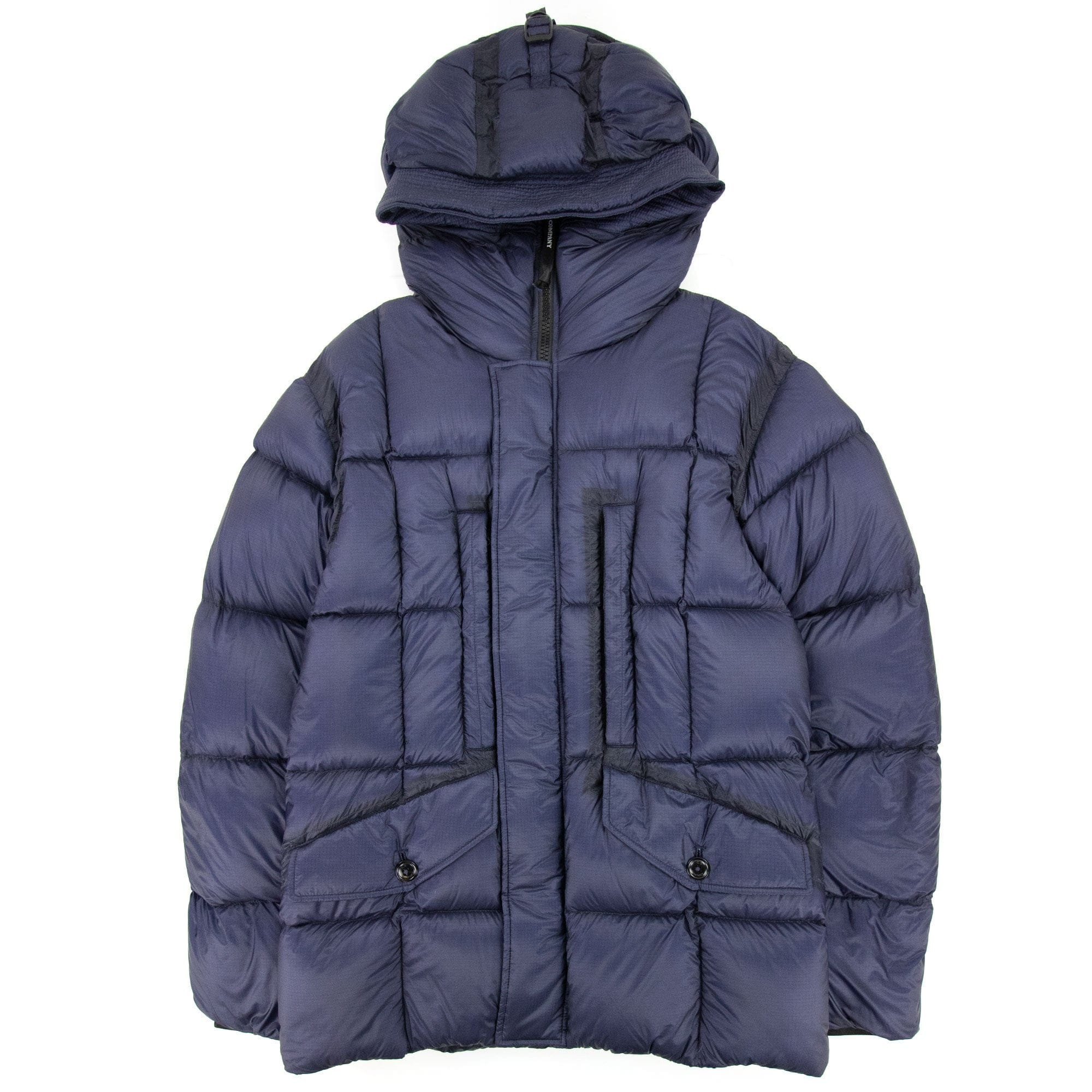Dd Shell Utility Goggle Jacket Blue 878
