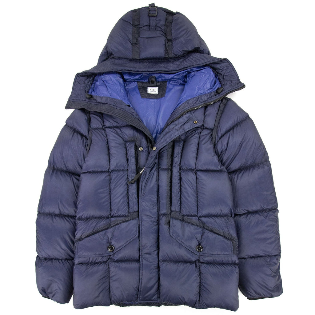 Dd Shell Utility Goggle Jacket Blue 878