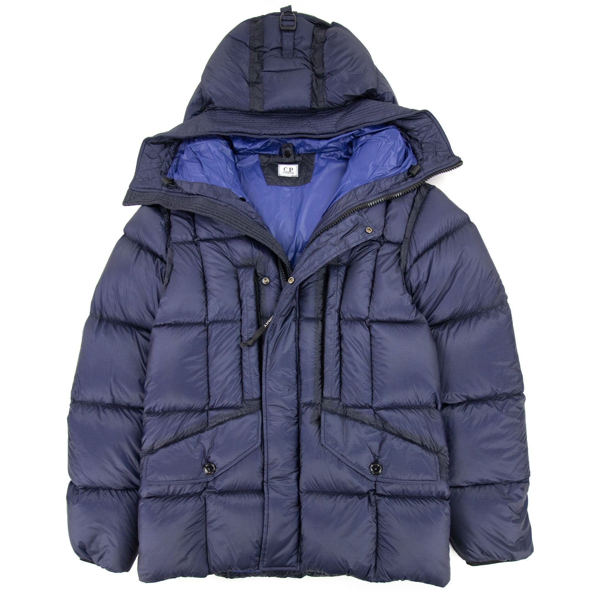 Dd Shell Utility Goggle Jacket Blue 878