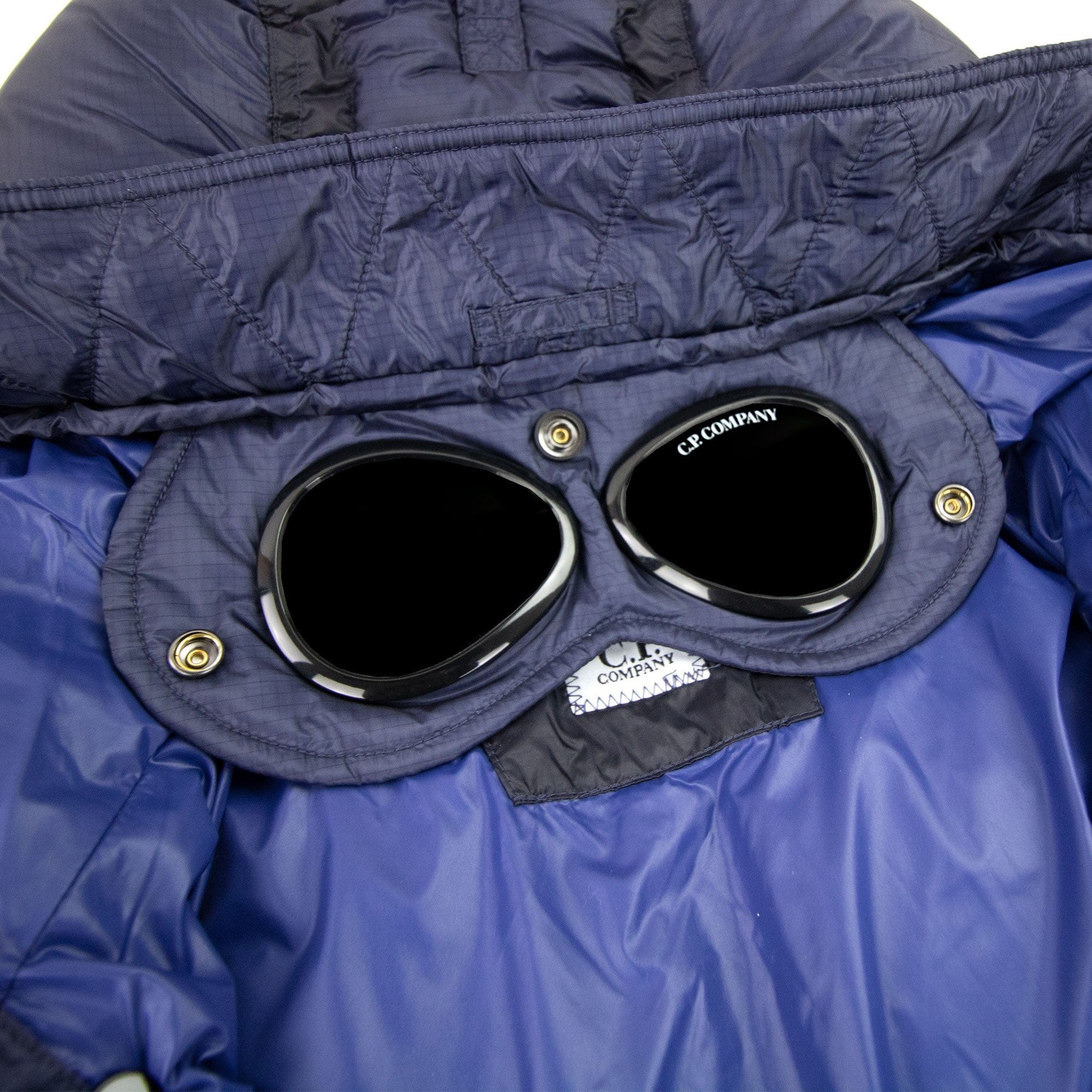 Dd Shell Utility Goggle Jacket Blue 878