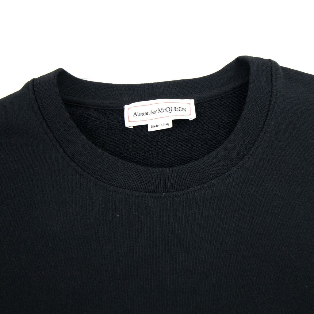 Alexander Mcqueen Graffiti Sweatshirt Black