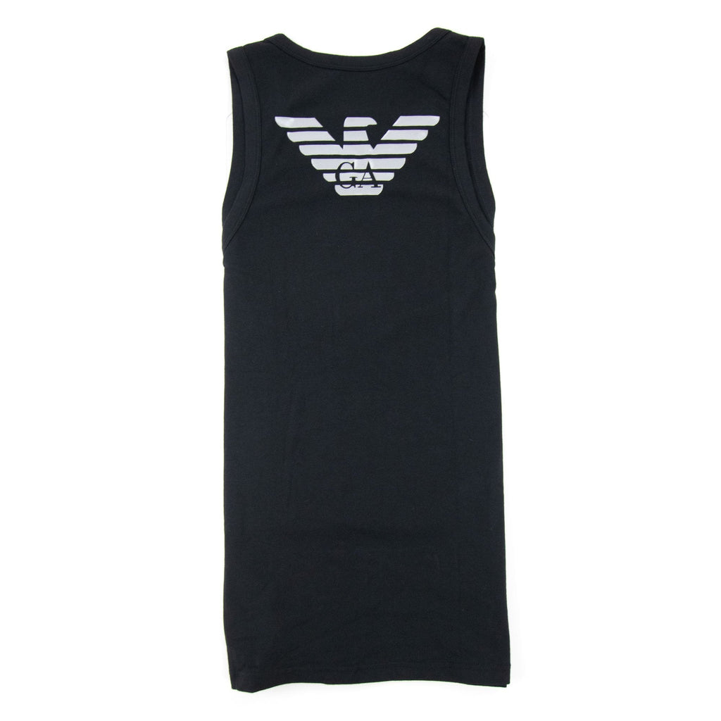 Emporio Armani Logo Tank Top Black