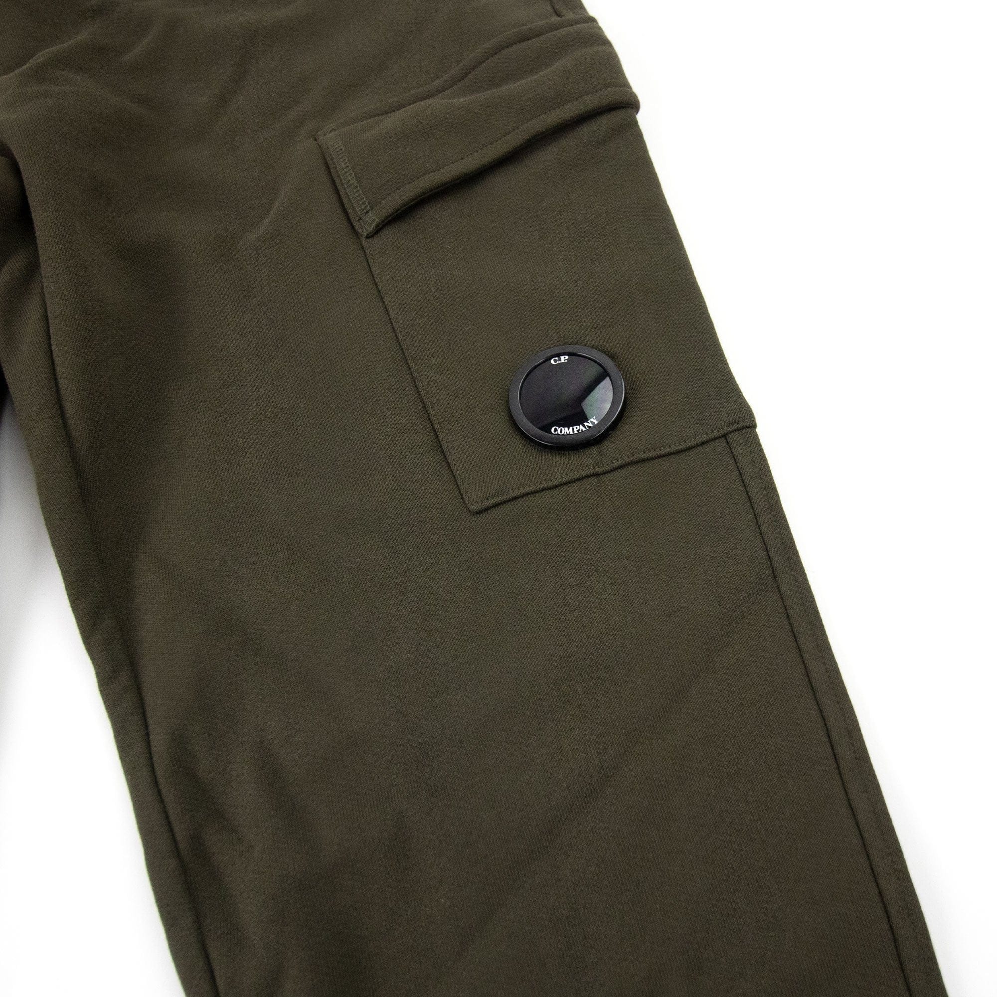 Cp Company Diagonal Raised Fleece Lens Sweat Pant Khaki 922