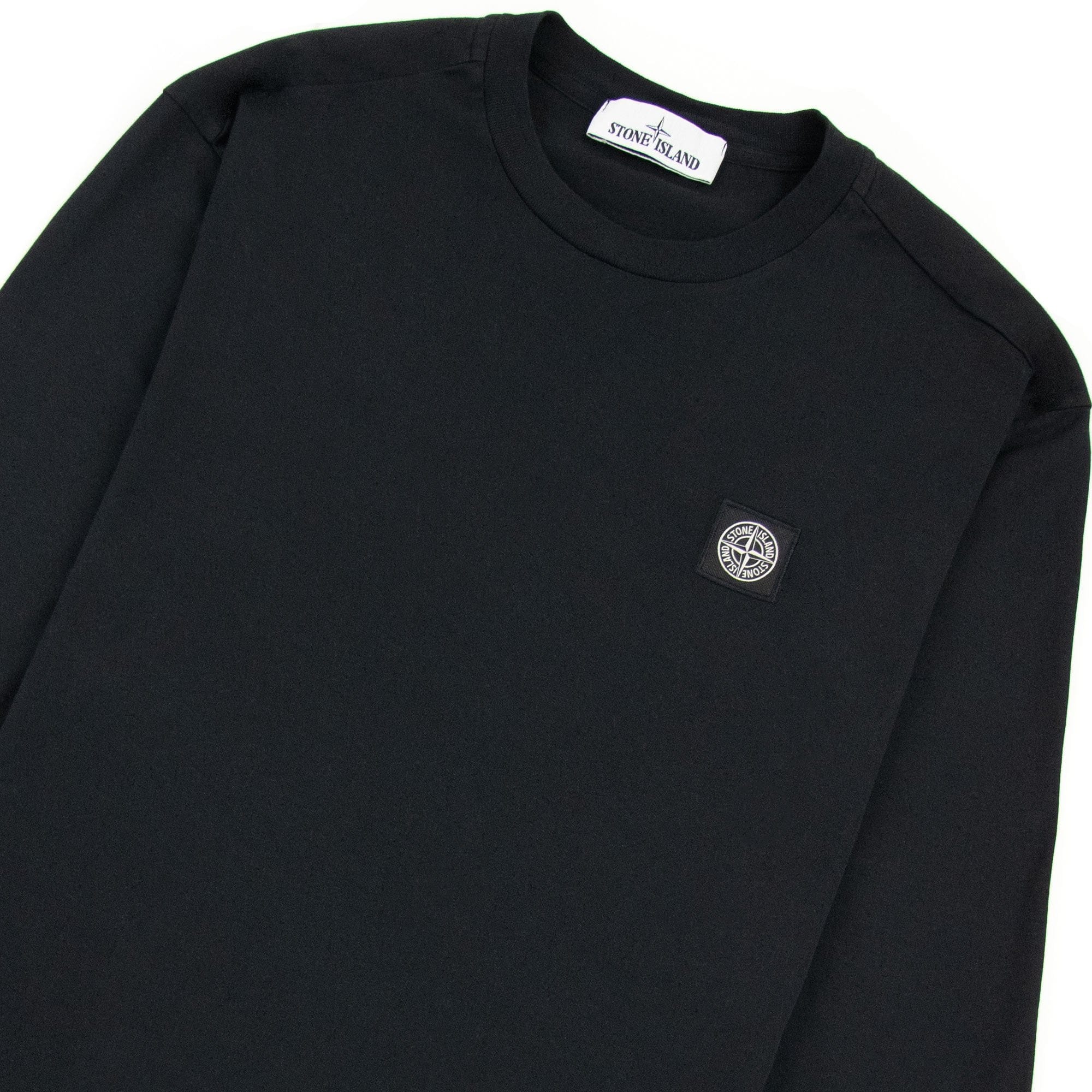 Stone Island Ls T/s Patch Black V0029