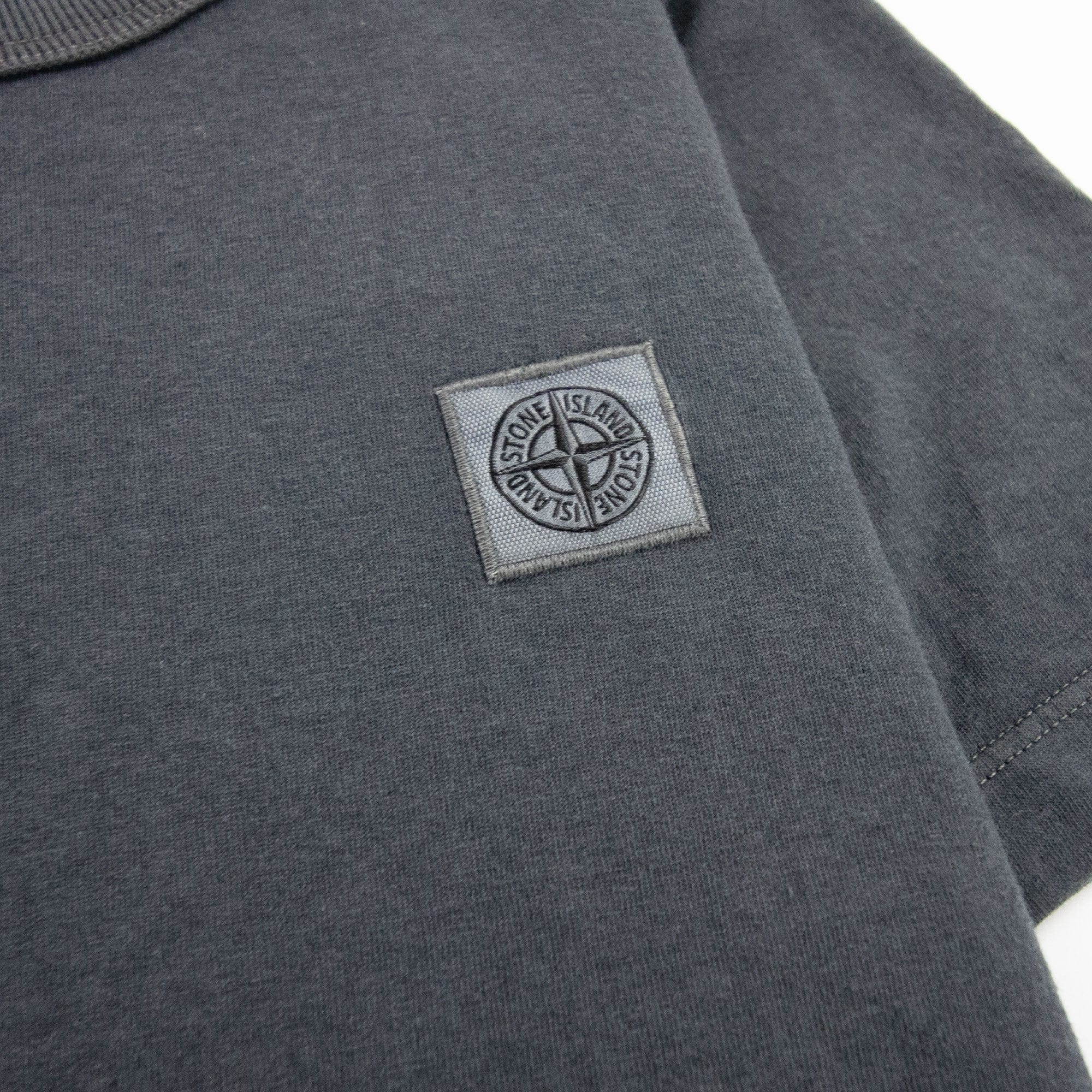 Stone Island Junior Chest Patch T/s Charcoal V0065