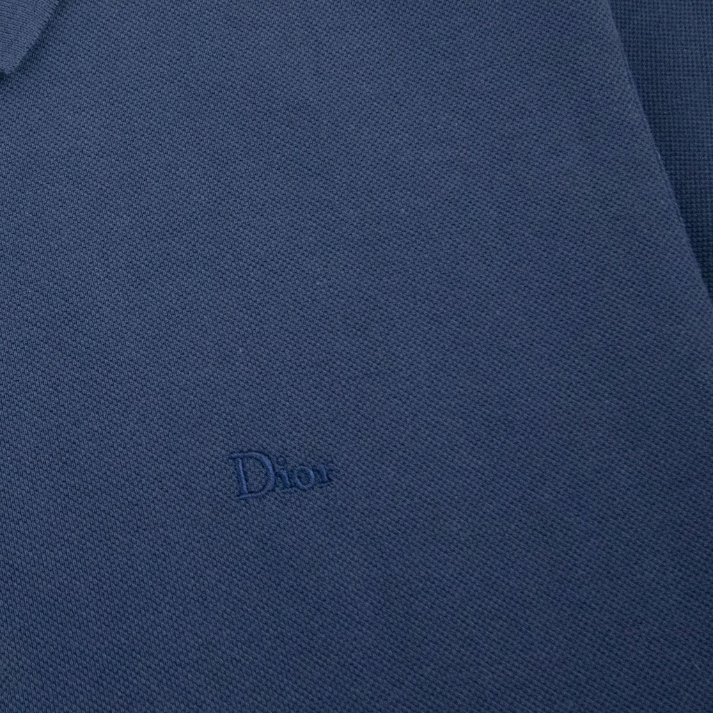 Christian Dior Dior Chest Logo Polo S/s Navy