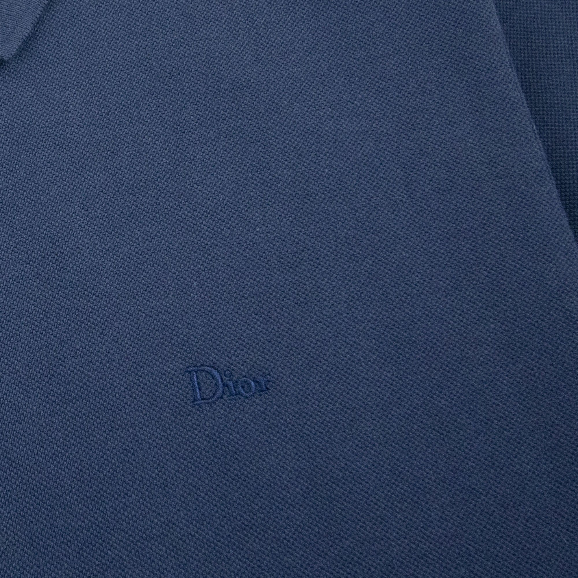 Christian Dior Dior Chest Logo Polo S/s Navy