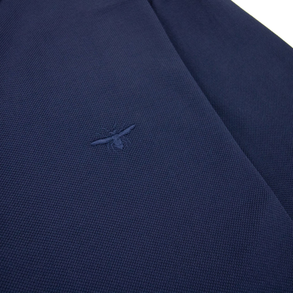 Christian Dior Bee Embroidery L/s Polo Navy