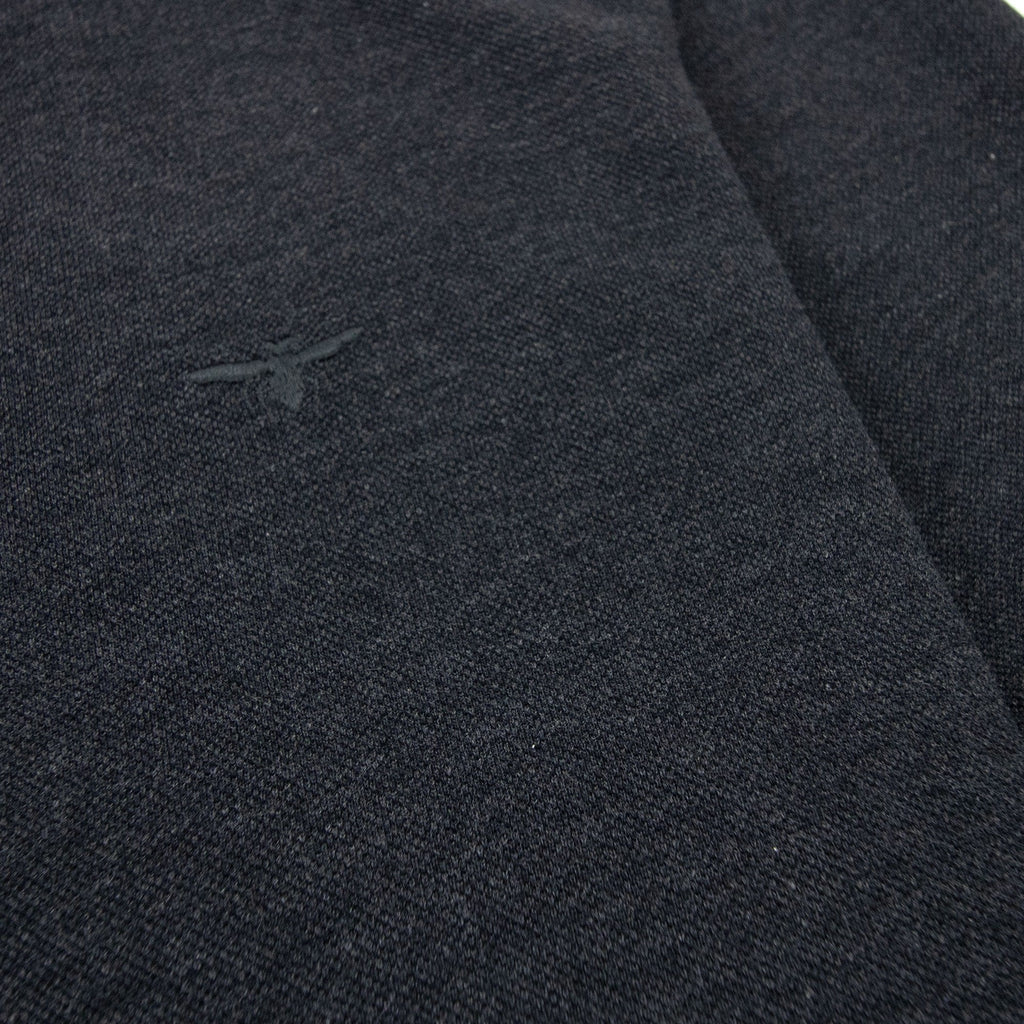Christian Dior Bee Embroidery L/s Polo Dark Grey