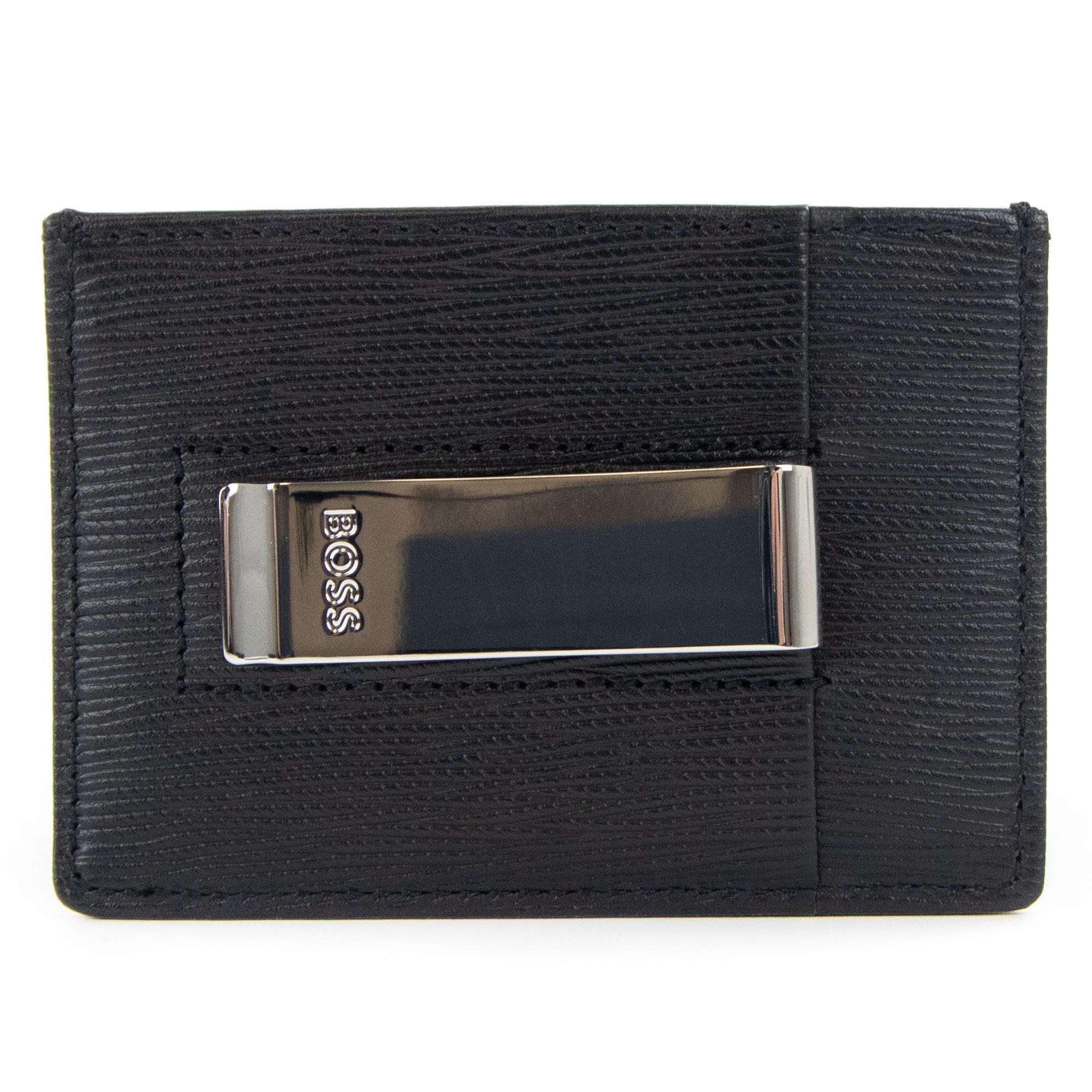 Hugo Boss Gallery A Leather Card Holder Black 001